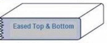 Edge Profiles 33 eased topandbottom cover